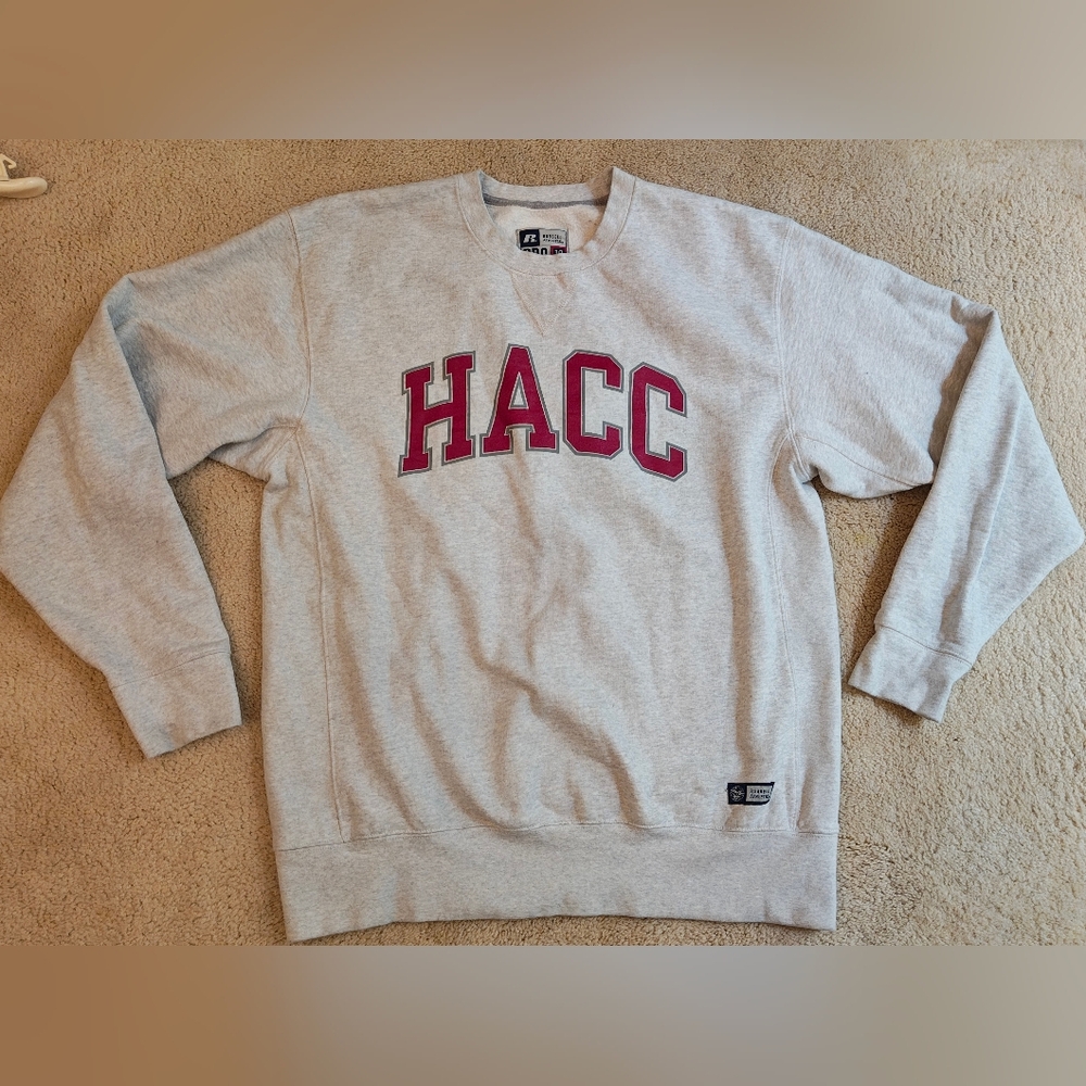 Russell Athletic Pro 10 HACC Pennsylvania Arched Twill Crewneck Sweatshirt.